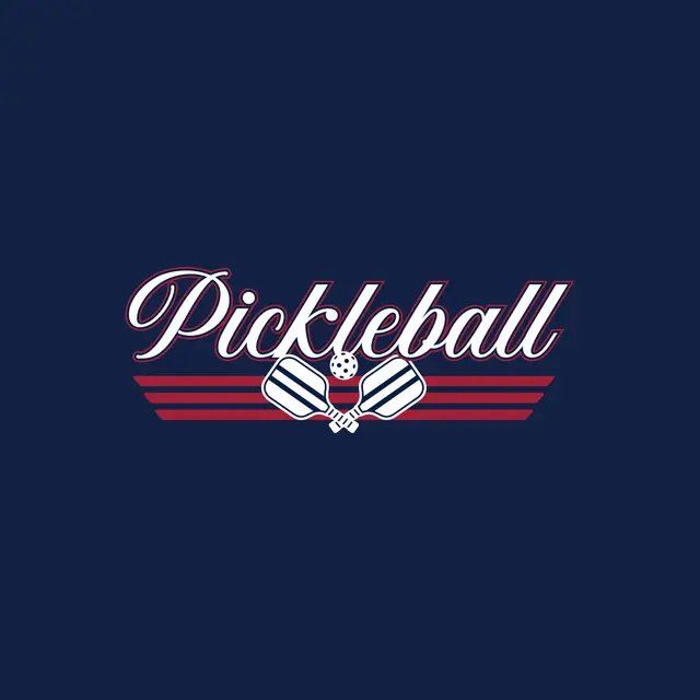 Pickleball Club Bold Lettering with Paddles PR Shirt