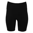 Bella + Canvas High Waist Biker Shorts 0814 Black Front