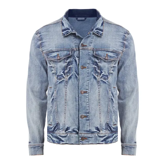 Threadfast Apparel Jean Jacket 370j Light Denim Front