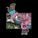 Calhoun's Graffiti Monkey Illustration PR Shirt