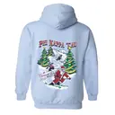 Santa Skis Christmas Holidays Hoodie 2