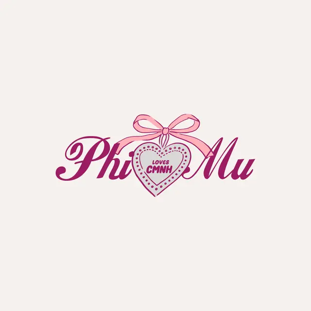 Phi Mu Heart Ribbon Philanthropy Shirt