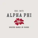 Alpha Phi Bold Lettering with Red Hibiscus PR Tank