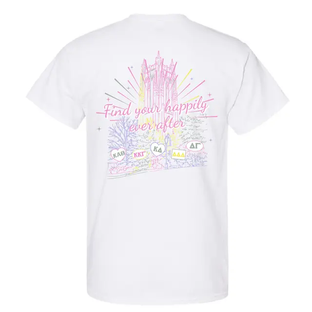National Panhellenic Conference Pastel Tower PR Shirt 2