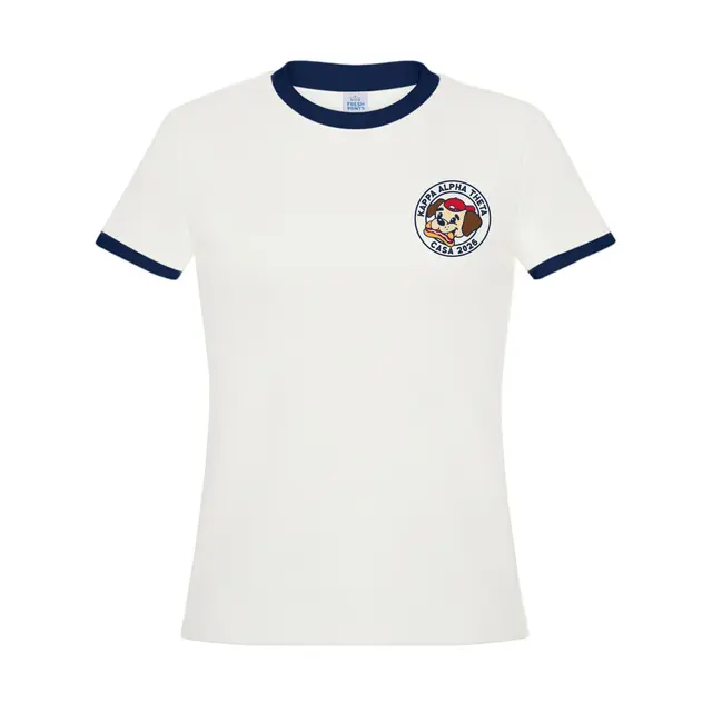 Kappa Alpha Theta Playful Dog Illustration Philanthropy Shirt 2