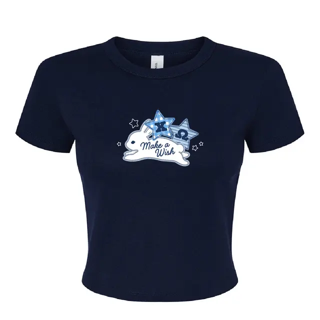 Chi Omega Bunny and Stars Philanthropy Shirt 2