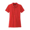 Mercer + Mettle Women’s Stretch Heavyweight Pique Polo mm1001 Red Front