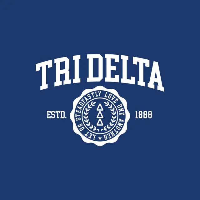 Delta Delta Delta Bold Crest PR Shirt