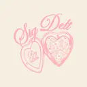 Sigma Delta Tau Heart Locket Cats Big Little Reveal Hoodie