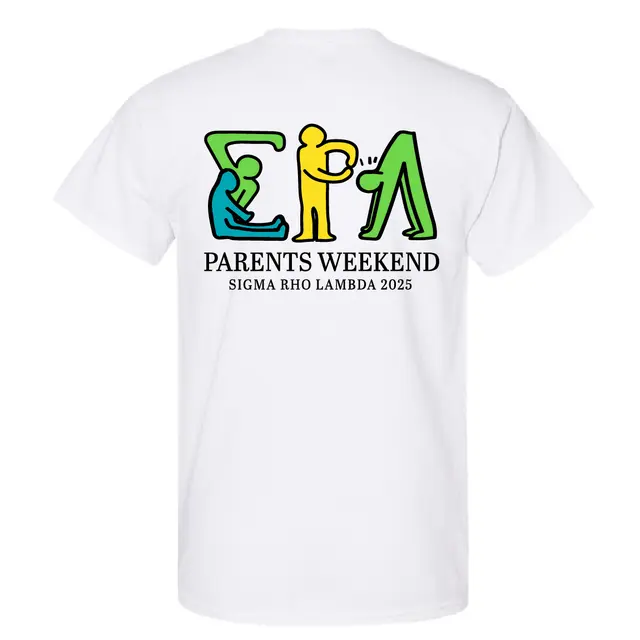 Sigma Rho Lambda Colorful Human Figures Parents Weekend Shirt 2