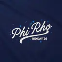 Phi Sigma Rho Flowing Script Bid Day Tank