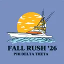 Phi Delta Theta Boat Graphic Fall Rush Shirt