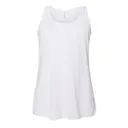 Bella + Canvas Youth Flowy Racerback Tank 8800y White Front