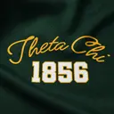 Theta Chi Flowing Script Lettering PR Sweater