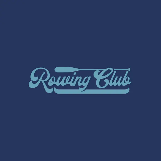 Rowing Club Oar Script Text PR Shirt