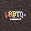 LGBTQ+ Alliance Colorful Block Text PR Crewneck