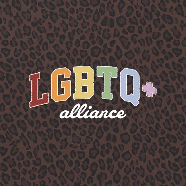LGBTQ+ Alliance Colorful Block Text PR Crewneck