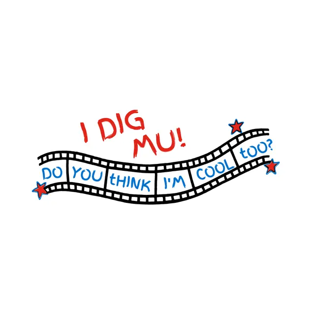 Phi Mu I Dig Mu Handdrawn Film Strip Graphic PR Shirt