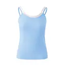 Fresh Prints FP122 Bailey Layered Tank Light Blue White mto Front