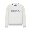 Delta Gamma Bold Text with Nautical Design Philanthropy Sweater 2