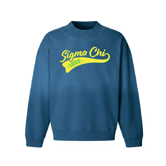 Sigma Chi Flowing Script Banner PR Sweater 2
