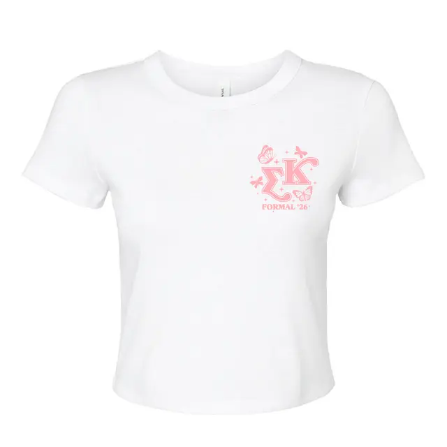 Sigma Kappa Butterfly Design Formal Shirt 2