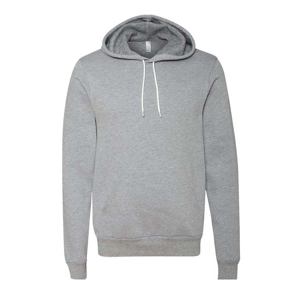 Imporio 11® Uomo Americano Pianura Pile Originale Classico 330GSM Felpa Con Cappuccio Zip Up Felpa Con Cappuccio Top Size UK S-3XL, Grigio mlange, S