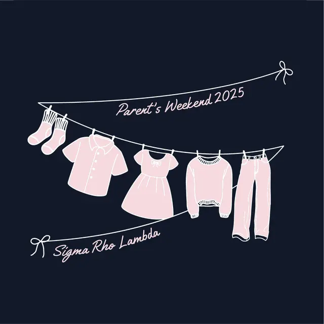 Sigma Rho Lambda Clothing Line Parent's Weekend Shirt