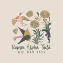 Kappa Alpha Theta Birds and Florals Bid Day Shirt