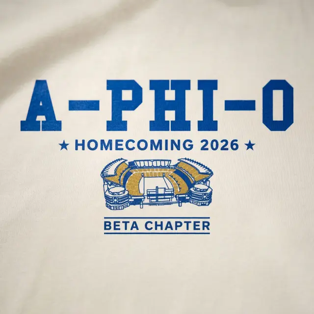 Alpha Phi Omega Stadium Illustration Homecoming Sweater