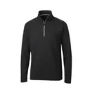 SPORTTEK-SPORTWICK-TEXTURED-14ZIP-PULLOVER-Black-Front