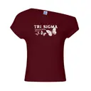 Sigma Sigma Sigma Rustic Butterflies Graphic PR Shirt 2