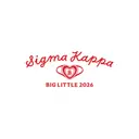 Sigma Kappa Heart Shaped Graphic Big Little Reveal Tank