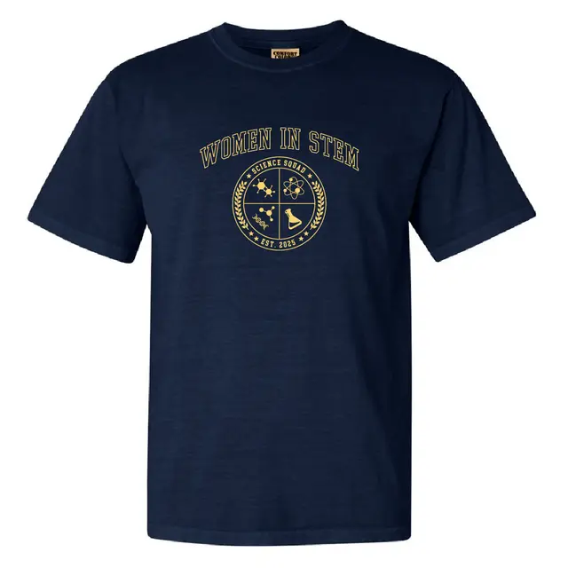 Women in STEM Science Squad Crest PR Shirt 2