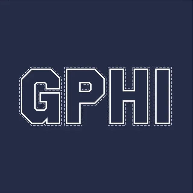 Gamma Phi Beta Bold Block Lettering PR Crewneck