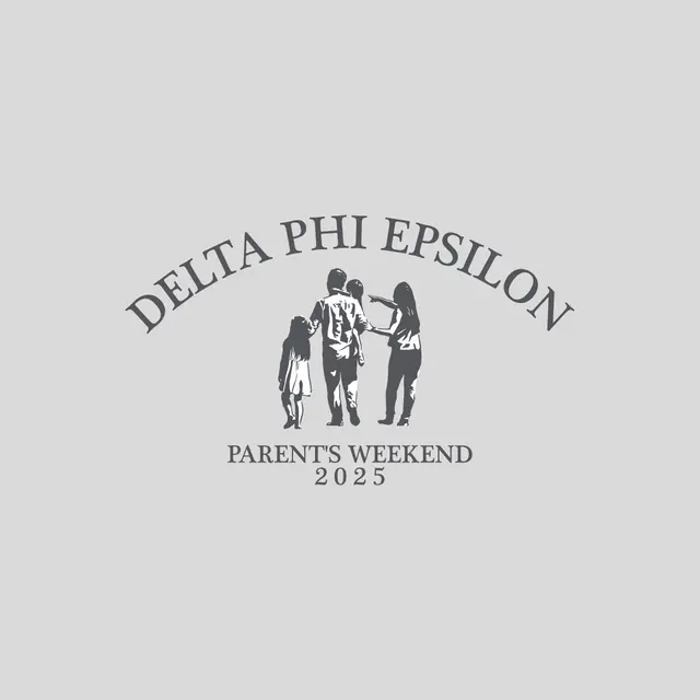 Delta Phi Epsilon Family Silhouette Parents Weekend Hoodie