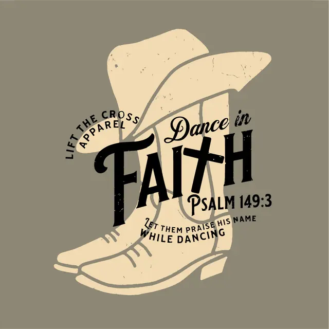 Lift the Cross Cowboy Boots Faith PR Shirt