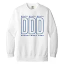 Delta Delta Delta Bold Block Outline Font Recruitment Crewneck 2