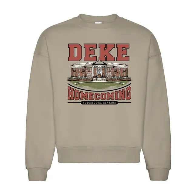 Delta Kappa Epsilon Block Lettering House Illustration PR Sweater 2