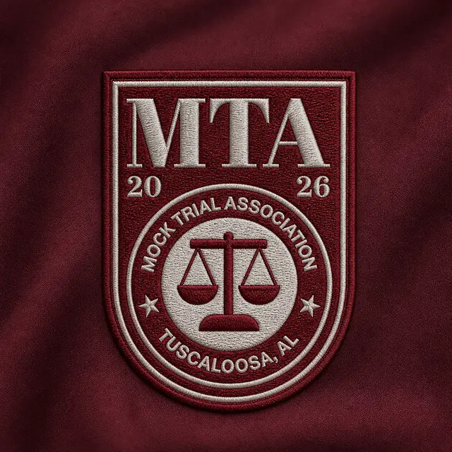 Mock Trial Association Scales of Justice Design PR Sweater