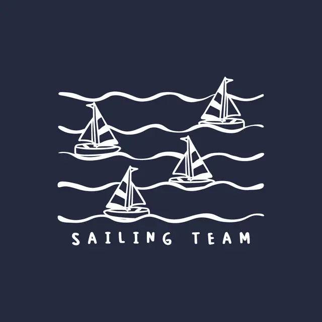 Sailing Team Boat Graphic PR Hoodie