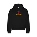 Black Student Union Raised Fist Circle Pattern PR Hoodie 2
