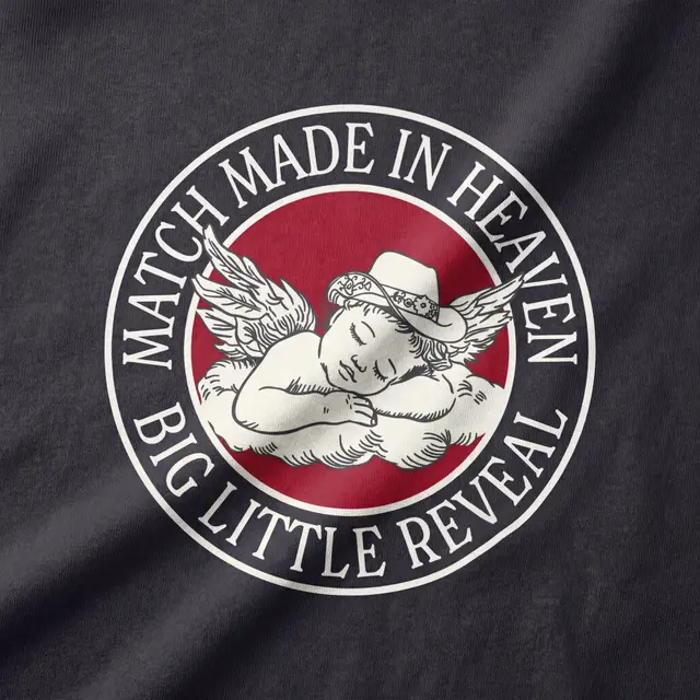 Pi Beta Phi Winged Baby Angel Big Little Reveal Tank