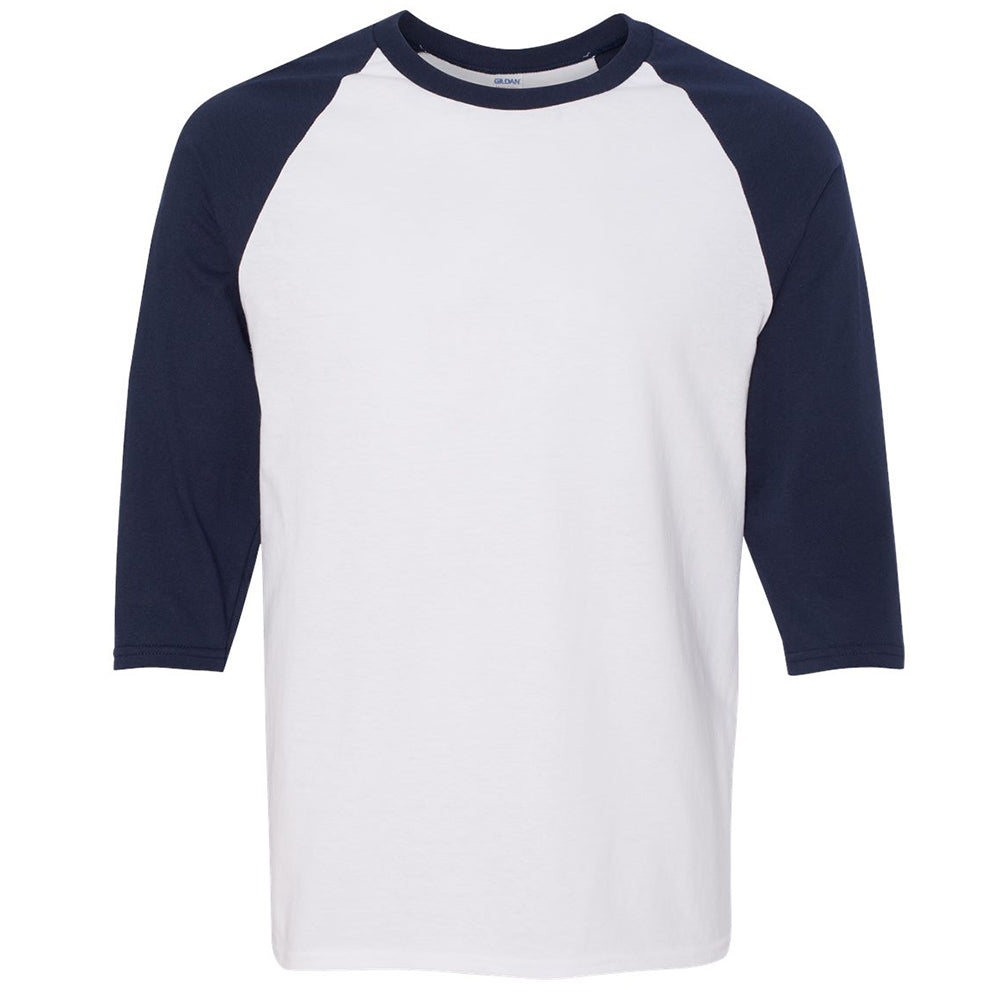 Gildan ADULT HEAVY COTTON™ 5.3 OZ. 3/4-RAGLAN SLEEVE T-SHIRT