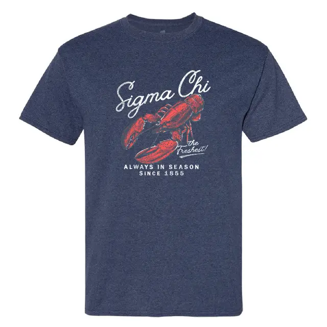 Sigma Chi Lobster Graphic PR Shirt 2