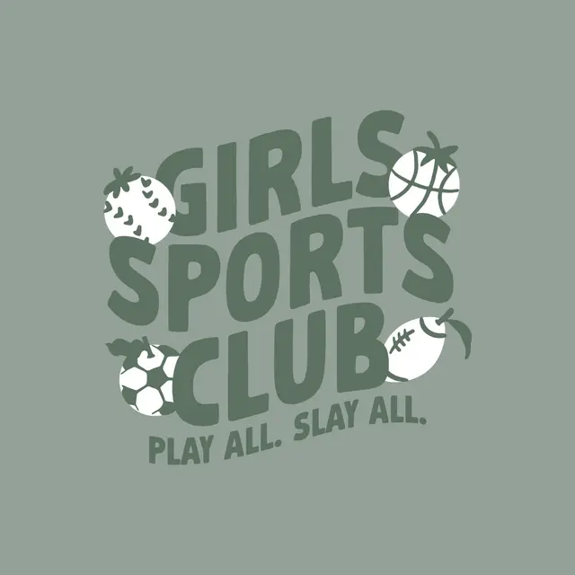 Girls Sports Club Play All Slay All PR Hoodie