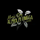 Alpha Pi Omega Floral Font Mom's Day Shirt