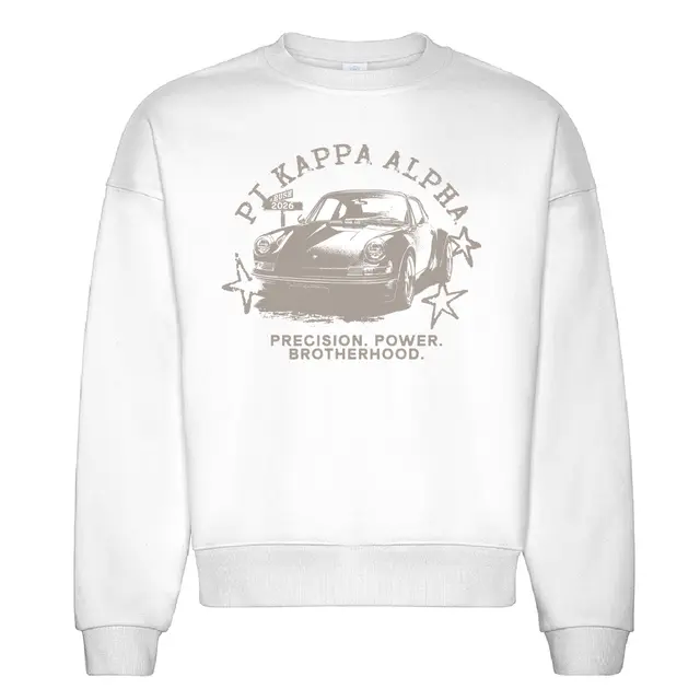 Pi Kappa Alpha Vintage Car Rush Crewneck 2