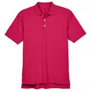 Customizable UltraClub Men's Cool & Dry Stain-Release Performance Polo 8445 Cardinal Front