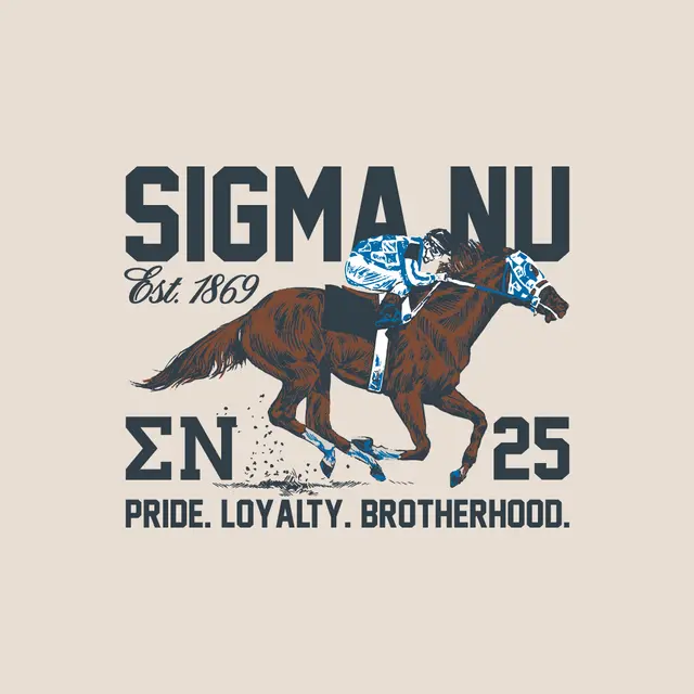 Sigma Nu Racing Horse Graphic PR Shirt